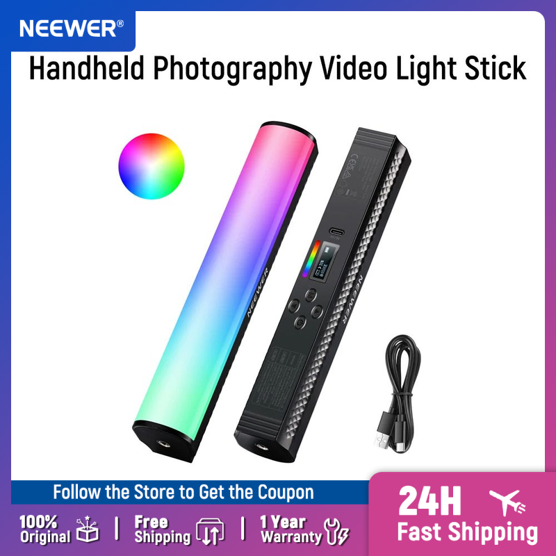 Photography Lighting Youtube - Neewer varinha de luz rgb com
