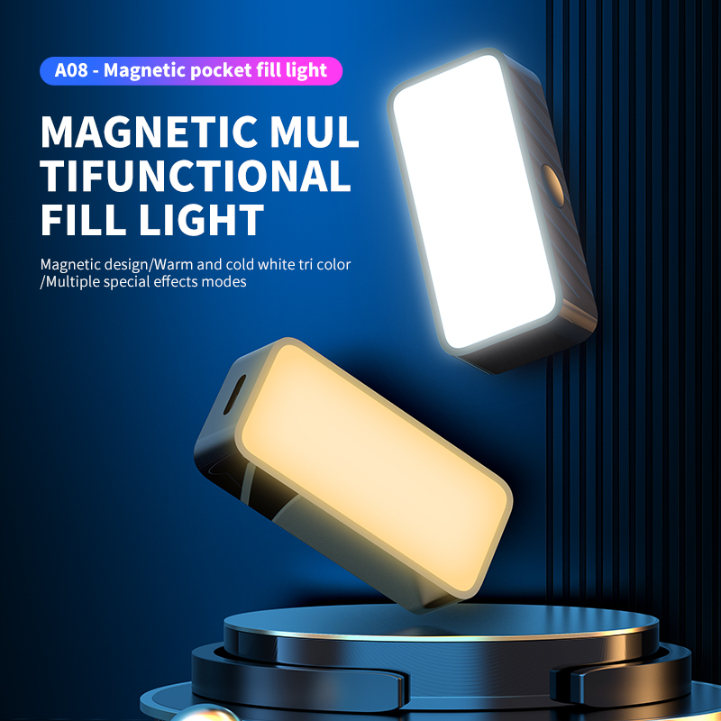 Quality Photography Lighting - Magnético portátil mini selfie luz de