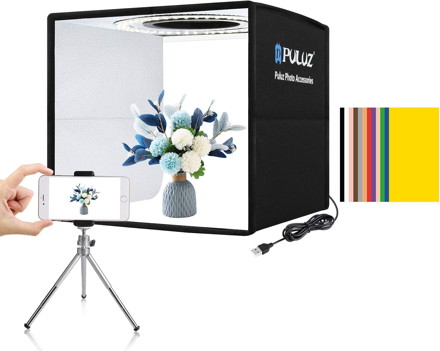 Painel de Luz LED RGB com Cont - Photography Lighting Youtube avaliação e preço