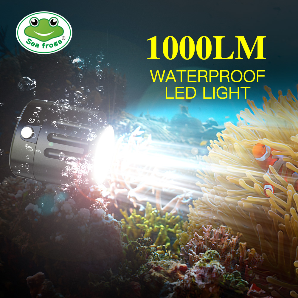 Seafrogs 7500k mini luz de pre - Photography Lighting Brands avaliação e preço