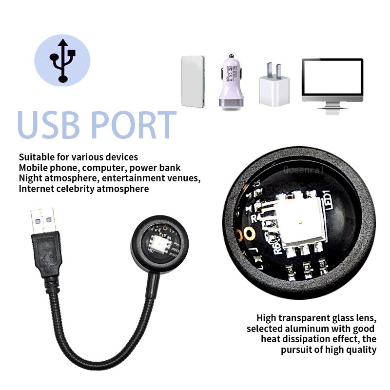Led usb pôr do sol lâmpada pro - Photography Lighting Home avaliação e preço
