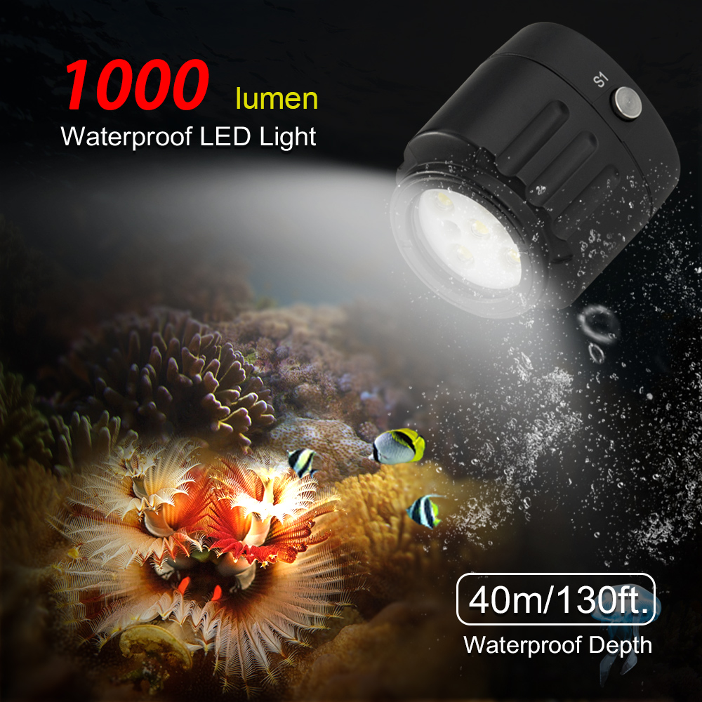 Seafrogs SL-18 1000LM Luz LED  - Photography Lighting Brands avaliação e preço
