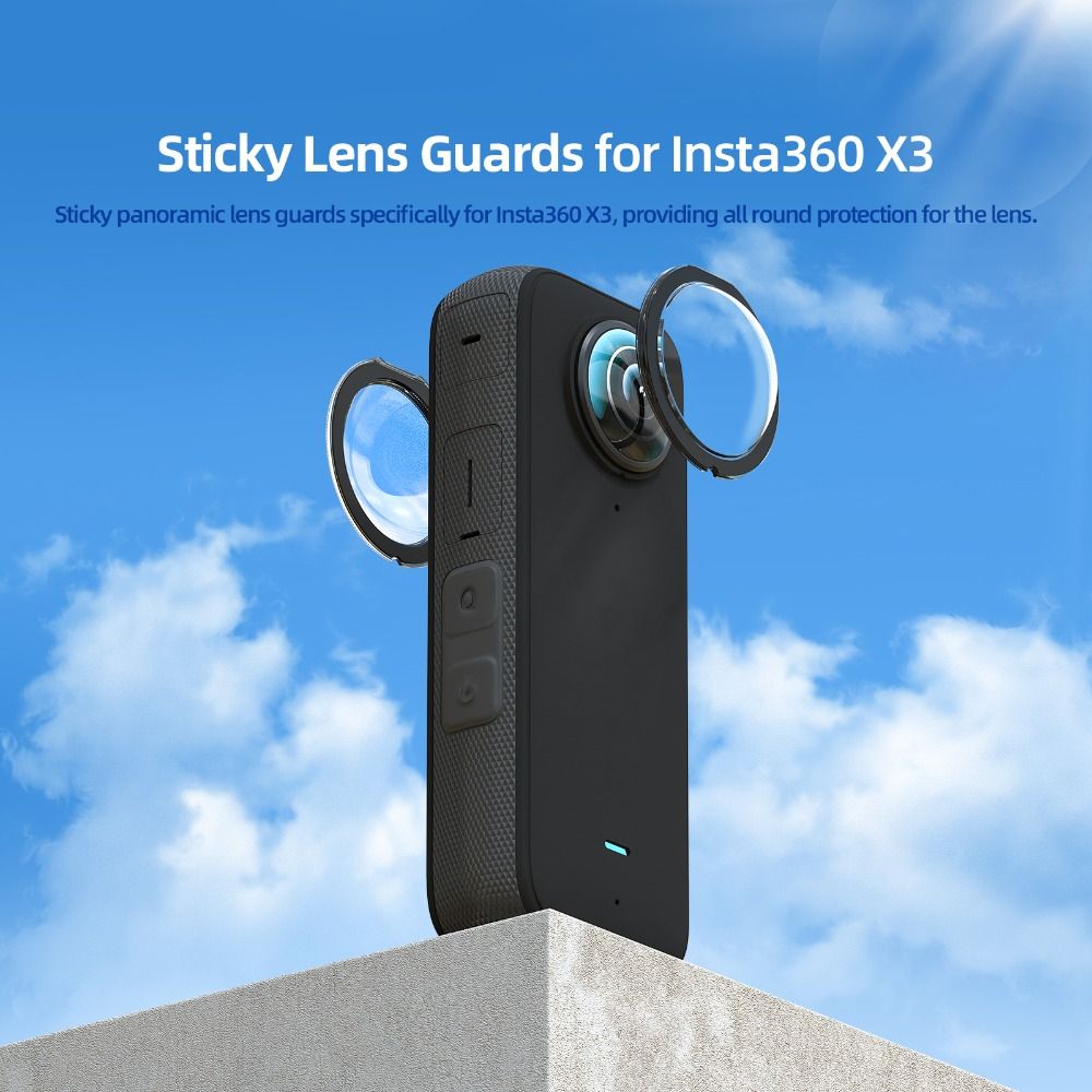 Capa de câmera panorâmica com  - Insta360 Camera X3 avaliação e preço