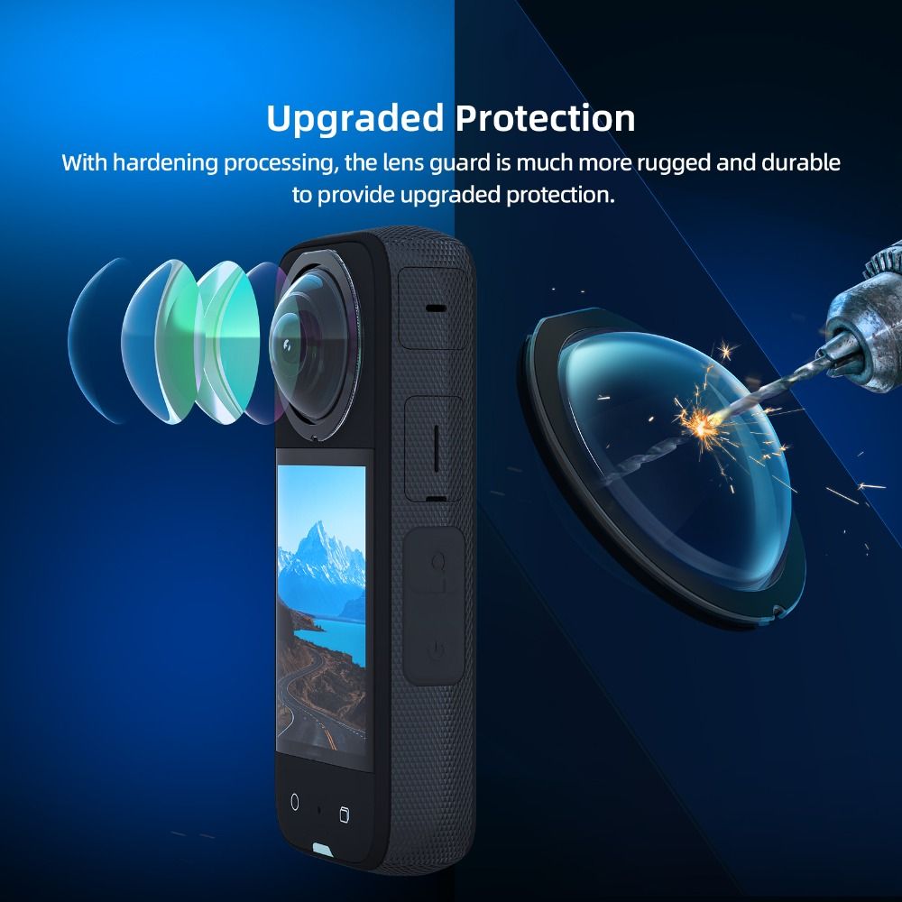 Capa de câmera panorâmica com  - Insta360 Camera X3 avaliação e preço