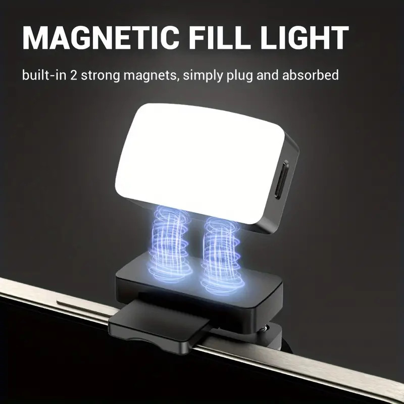 Mini magnético led selfie luz  - Photography Lighting Devices avaliação e preço