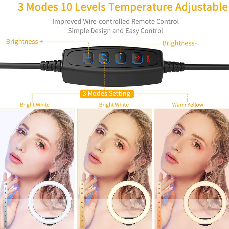 16cm 26cm 33cm led anel luzes  - Photography Lighting Youtube avaliação e preço
